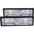 511033 by ANZO - Parking Light Assembly; Euro; Black Housing; Pair;