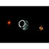 121102 by ANZO - Projector Headlight Set w/Halo; Clear Lens; Black Housing; Pair; CCFL;