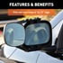 CURT Manufacturing 20002 Towing Mirror Extended View Tow Mirror