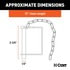 25012 by CURT MANUFACTURING - 1/4in. Safety Pin with 12in. Chain (2-3/4in. Pin Length)