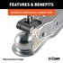 CURT Manufacturing 25094 Trailer Hitch Replacement 1-7/8in. Posi-Lock Coupler Latch for Straight-Tongue Couplers