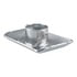CURT Manufacturing 28273 Trailer Jack Foot Pin-On Jack Foot (Fits 2in. Tube; 2;000 lbs; 1-11/16in. Height; Packaged)