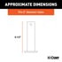 CURT Manufacturing 28274 Trailer Jack Foot Pin-On Jack Foot (Fits 2in. Tube; 2;000 lbs; 8-1/2in. Height)