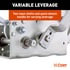 29532 by CURT MANUFACTURING - Hand-Crank 2-Speed Win.; 3;200 lbs; 17.5:1 Low Gear Ratio; 9.6in. Handle