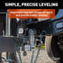 45365 by CURT MANUFACTURING - AlumaLite Adjustable Aluminum Hitch with Dual Ball; 7-1/2in. Drop