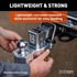 45366 by CURT MANUFACTURING - AlumaLite Adjustable Aluminum Hitch with Dual Ball; 9-1/2in. Drop