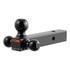 CURT Manufacturing 45650 Trailer Hitch Ball Mount Multi-Ball Mount (2in. Solid Shank; 1-7/8in.; 2in./2-5/16in. Black Balls)
