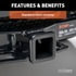 13355 by CURT MANUFACTURING - Class 3 Hitch; 2in. Receiver; Select Ford F-150; F-250; F-350; F-450 Super Duty