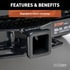 13591 by CURT MANUFACTURING - Class 3 Hitch; 2in.; Select Chevy Equinox; GMC Terrain; Pontiac Torrent; Vue