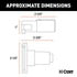 58092 by CURT MANUFACTURING - 6-Way Round Connector Plug/Socket (Packaged)
