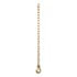 80304 by CURT MANUFACTURING - 35in. Safety Chain with 1 Clevis Hook (18;800 lbs; Yellow Zinc)