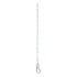 80312 by CURT MANUFACTURING - 27in. Safety Chain with 1 Snap Hook (2;000 lbs; Clear Zinc)