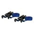83020 by CURT MANUFACTURING - 16ft. Blue Cargo Straps with J-Hooks (733 lbs; 2-Pack)