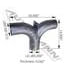 562.U45STA by AUTOMANN - Exhaust Splitter Tee - 5 Inch, With Divider Plate