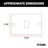 53515 by CURT MANUFACTURING - Replacement Combination Trailer Light Side Lens