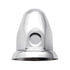 10006P by UNITED PACIFIC - Wheel Lug Nut Cover Set - 1.5" x 2.25", Chrome, Steel, Bullet, with Flange