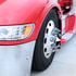 10045CB by UNITED PACIFIC - Wheel Lug Nut Cover Set - 1-1/2" x 2-3/4" Chrome, Plastic, Pointed Bullet, Push-On