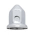 10048 by UNITED PACIFIC - Wheel Lug Nut Cover - 33mm x 2 3/8", Chrome, Steel, Pointed, with Flange