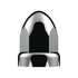 10049 by UNITED PACIFIC - Wheel Lug Nut Cover Set - 33mm x 2 3/4", Chrome, Plastic, Bullet, with Flange, Push-On Style