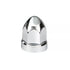 10049CB by UNITED PACIFIC - Wheel Lug Nut Cover Set - 33mm x 2 3/4", Chrome, Plastic, Bullet, Push-On Style