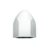 10062P50 by UNITED PACIFIC - Wheel Lug Nut Cover - 1" Nut Size, 1-5/8" Height, Chrome Plastic, Bullet Shale