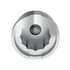 10082P by UNITED PACIFIC - Wheel Lug Nut Cover Set - 3/4" x 7/8", Chrome, Plastic, Pointed, Push-On Style