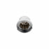 10086P by UNITED PACIFIC - Wheel Lug Nut Cover Set - 9/16" x 1 1/4", Chrome, Plastic, Pointed, Push-On Style