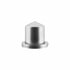 10088 by UNITED PACIFIC - Wheel Lug Nut Cover - 11/16" x 1 1/4", Chrome, Plastic, Pointed, Push-On Style