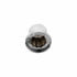 10088 by UNITED PACIFIC - Wheel Lug Nut Cover - 11/16" x 1 1/4", Chrome, Plastic, Pointed, Push-On Style