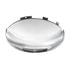10111 by UNITED PACIFIC - Axle Hub Cap - Front, Universal, Chrome, Dome Style, 7/16" Lip