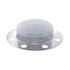 10130 by UNITED PACIFIC - Axle Hub Cover - 3 Piece Kit, Chrome, Dome, 8 Holes for 33mm Lug Nuts, for Front Steel/Aluminum Wheel