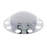 10131 by UNITED PACIFIC - Axle Hub Cover - Chrome, Dome, 10 Holes for 1-1/2" Lug Nuts, for Front Steel Wheel