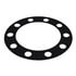 10148 by UNITED PACIFIC - Axle Hub Cover - Black, Plastic Rim Protector, with 1" Hole