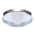 10149 by UNITED PACIFIC - Axle Hub Cap - Front, 4 Even Notched, Chrome, Pointed, 1" Lip