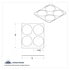 21811 by UNITED PACIFIC - Dashboard Trim - Gauge Dash Panel Trim, LH, Stainless, for 2006+ Kenworth