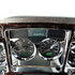 21810 by UNITED PACIFIC - Dashboard Trim - Speed/Tachometer Dash Panel Trim, Stainless, for 2006+ Kenworth W900/T800/C500