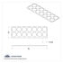 United Pacific 21812 Dashboard Trim Dashboard Trim - Gauge Dash Panel Trim, RH, Stainless, 14 Holes, for 2006+ Kenworth
