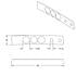 21813 by UNITED PACIFIC - Dashboard Trim - A/C Dash Panel Trim, Stainless, for 2006+ Kenworth