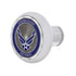 22960 by UNITED PACIFIC - Air Brake Valve Control Knob - Deluxe Military Medallion, Air Force