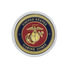 22963 by UNITED PACIFIC - Air Brake Valve Control Knob - Deluxe Military Medallion, Marine