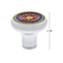 22963 by UNITED PACIFIC - Air Brake Valve Control Knob - Deluxe Military Medallion, Marine