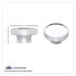 United Pacific 23030-1 Dash Knob Dash Knob - Aluminum, Chrome Plated