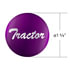 23222-1P by UNITED PACIFIC - Air Brake Control Valve Knob Sticker - "Tractor" Glossy, Purple