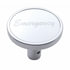 23331 by UNITED PACIFIC - Air Brake Valve Control Knob - "Emergency" Long, Silver Aluminum Sticker