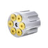 United Pacific 23399 Air Brake Valve Control Knob Air Brake Valve Control Knob - Chrome Aluminum Gun Barrel, Screw-On