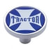 23682 by UNITED PACIFIC - Air Brake Valve Control Knob - "Tractor" Short, Blue Maltese Cross Sticker