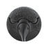 23704 by UNITED PACIFIC - Air Brake Valve Control Knob - Zinc Die-Cast, Eagle Design, Matte Black