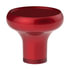23931 by UNITED PACIFIC - Air Brake Valve Control Knob - Deluxe, Aluminum, Screw-On, with Multi-Color Glossy Tractor Sticker, Candy Red