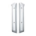 28131 by UNITED PACIFIC - Window Post Cover - Chrome, Plastic, for 2001 & Older Kenworth W900/T800/T600