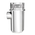 28202 by UNITED PACIFIC - Air Cleaner Housing - 13" Diameter, Stainless Steel, with 7" Outlet Tubes